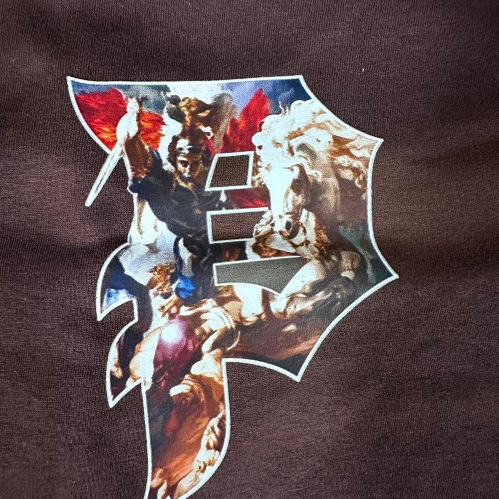 Primitive brown + black Faze Clan t-shirt